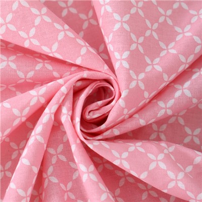 Простыня на резинке 2-спальная «Атра. Вестерн», 160×200+20 см, пудровая, бязь