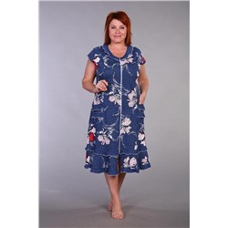 Халат "Магдалена" (Индиго)