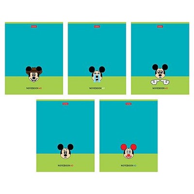 Тетрадь  40л клетка пластиковая обложка "Emogis" (091470) Хатбер