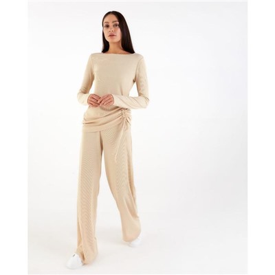 Костюм женский (джемпер, брюки) MIST, размер 40, бежевый