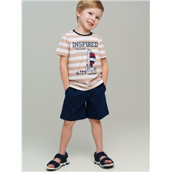 Комплект трикотажный для мальчиков: фуфайка (футболка), шорты