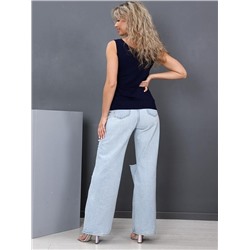 Майка "Бескозырка" (Синий)