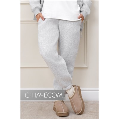 Женские брюки из футера с начесом Happyfox