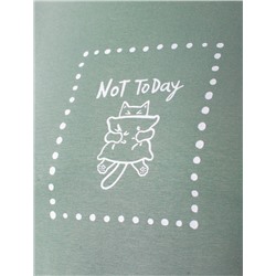 Футболка с принтом свободная эластичная из премиального хлопка