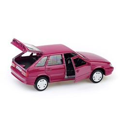 Машина металл LADA -2114 "Samara", 12 см, (двер, баг, фиолетовый) инерц, в коробке