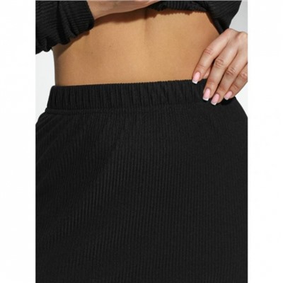 Костюм с юбкой Кортни (Чёрный)