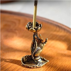 Подставка для благовоний конусов, палочек TAKE IT EASY «Изящная рука», стелющийся дым