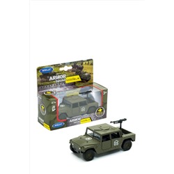 Игрушка военный автомобиль с пулемётом WELLY, 267078