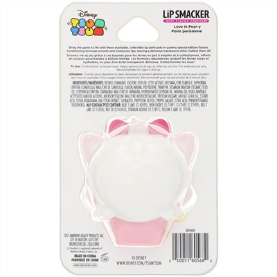 Lip Smacker, Бальзам для губ Disney Tsum Tsum, Marie, грушевый, 7,4 г