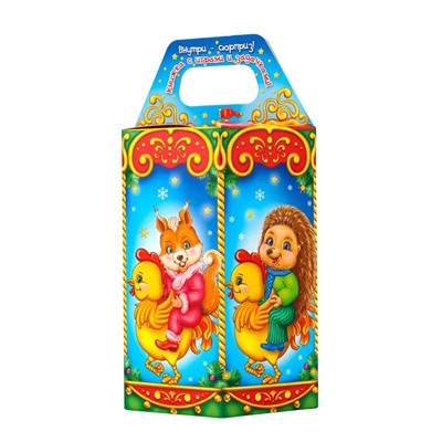 Сладкий новогодний подарок «Веселая карусель», детский, 400 г