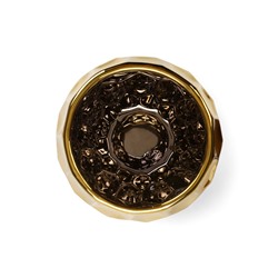 Декоративное кашпо для цветов «Солнечный шар», 2.5 л, 18×15×15.3 см, керамика, золотистое