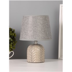 Лампа настольная RISALUX «Пегас», 40 Вт, Е14, серый, 16×16×25 см