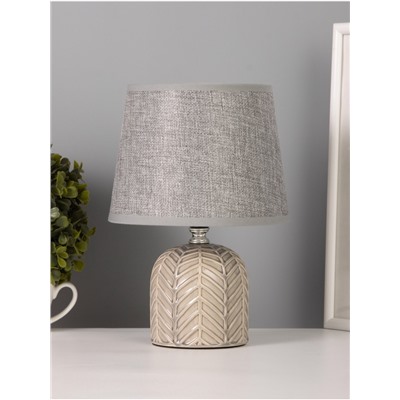 Лампа настольная RISALUX «Пегас», 40 Вт, Е14, серый, 16×16×25 см