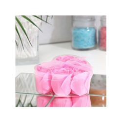 Мыльные розочки, розовые, набор 6 шт.