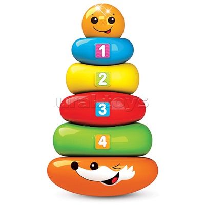 Музыкальная Пирамидка-неваляшка "Колобок" (Люленьки)