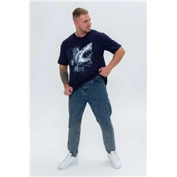 Футболка мужская 8500/1 (Темно-синий_акула)