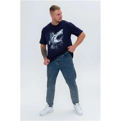 Футболка мужская 8500/1 (Темно-синий_акула)