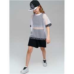 Комплект трикотажный для девочек: джемпер (футболка), шорты