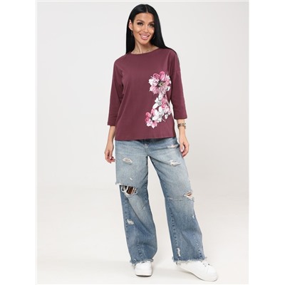 Мимулус - футболка лиловый