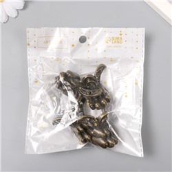 Уголок (ножка) для шкатулки, ключницы «Лапа», набор 4 шт., 4.3×3.4 см