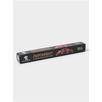 Бумага для выпечки силиконизированная Gurmanoff, 38×8 м, пергамент, белая