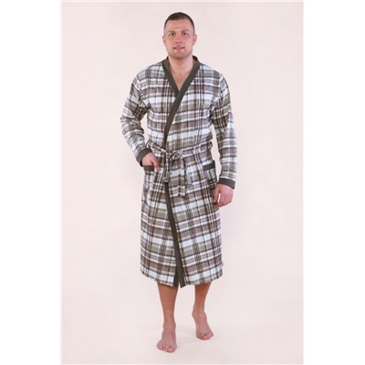 804 Халат мужской Артур (Коричневый)