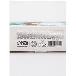 Бомбочки для ванны в домике «Пингвин», набор 6 шт. × 40 г, URAL LAB