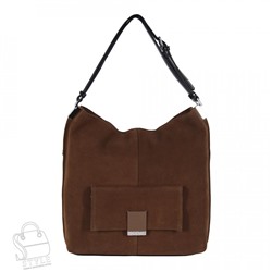 Сумка женская кожаная 99505AA brown Velina Fabbiano-Safenta