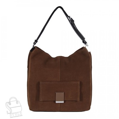 Сумка женская кожаная 99505AA brown Velina Fabbiano-Safenta