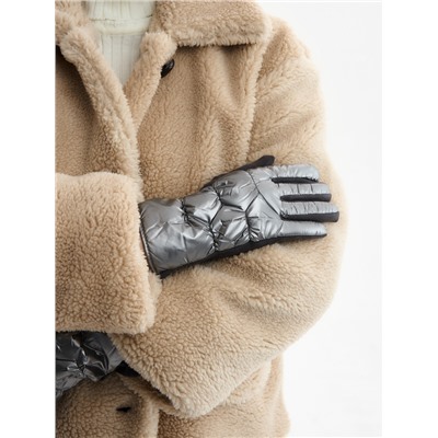 Перчатки женские, безразмерные, без утеплителя, серые