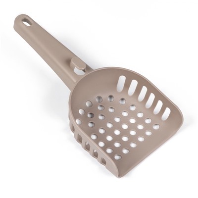 Лоток для кошек с бортом, сеткой и совком «Космо» 51.9×37.8×21.3 см, коричневый