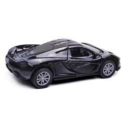 Чёрная инерционная машинка Спорт die-cast,1:32, открывающиеся двери