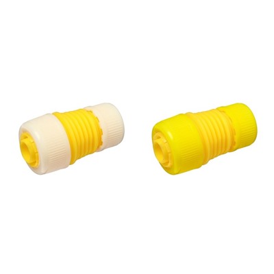 Муфта переходная, для шлангов 5/8" (16 мм) – 3/4" (19 мм), цанговое соединение, ABS-пластик, Greengo