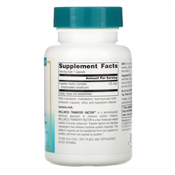 Source Naturals, Wellness Transfer Factor, 125 мг, 60 вегетарианских капсул