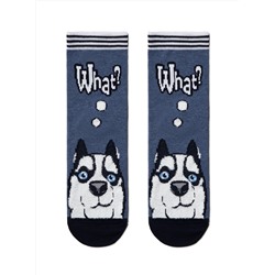 Conte elegant Носки HAPPY с пушистым рисунком "Хаски"