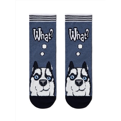 Conte elegant Носки HAPPY с пушистым рисунком "Хаски"