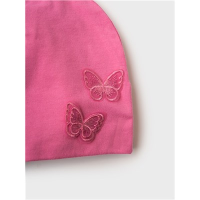 Шапка детская трикотажная для девочек, 2 шт в комплекте