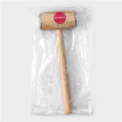 Молоток для мяса Доляна «Русская душа», 26×9.5 см, бежевый