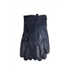 Мужские перчатки из натуральной кожи, цвет черный