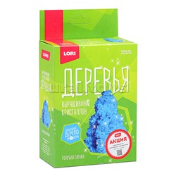 Выращивание кристаллов. Деревья "Голубая ёлочка"