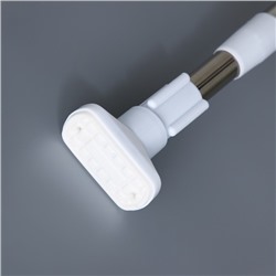 Карниз для ванной Доляна, телескопический, d=3.5 см, 90-160 см, усиленный, серый