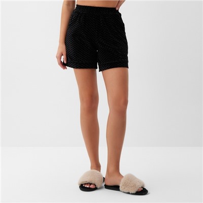 Шорты женские KAFTAN «Бархат» размер 40, черный