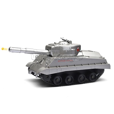 Боевой танк р/у, на аккумуляторных батарейках, з/у, с пульками, в коробке