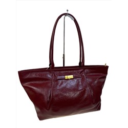 Женская сумка из натуральной кожи, цвет бордовый