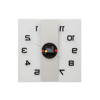 Часы настенные интерьерные «Полоса», бесшумные, плавный ход, 35×35 см, стекло, от батарейки 1×АА