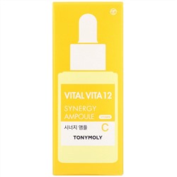 Tony Moly, Vital Vita 12, Vitamin C Synergy Ampoule, 1.01 fl oz (30 ml)