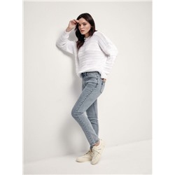 Джемпер женский CONTE Фактурный джемпер крупной вязки из натурального хлопка LDK 180