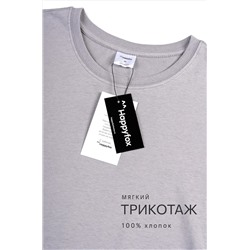 Женская базовая хлопковая футболка Happyfox