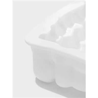 Форма для муссовых десертов и выпечки Доляна «Вишня», силикон, 18.5×4.5 см, белая