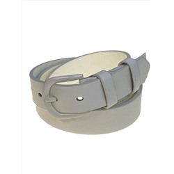 Ремень женский из искусственной кожи, цвет бело-серый